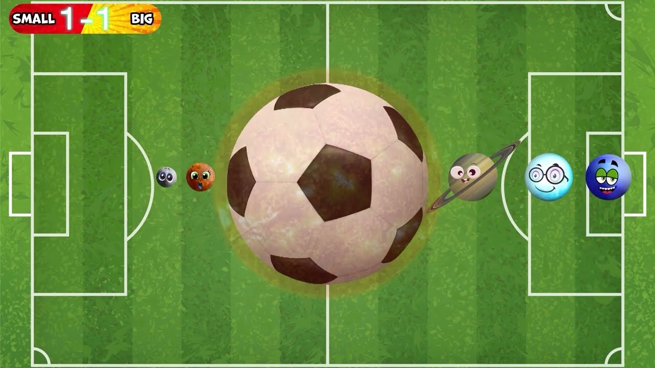 Funny Planet comparison Game kids★Funny Planets Compilation★Planet for Baby★8 Planets sizes