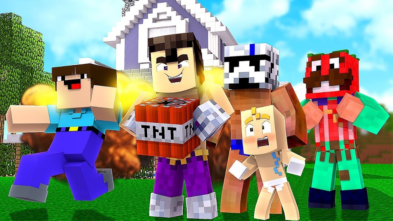 EXPLOSION DE *TNT* EN CASA!💥 - MEJORES MOMENTOS (MINECRAFT CON NOOBS) #12