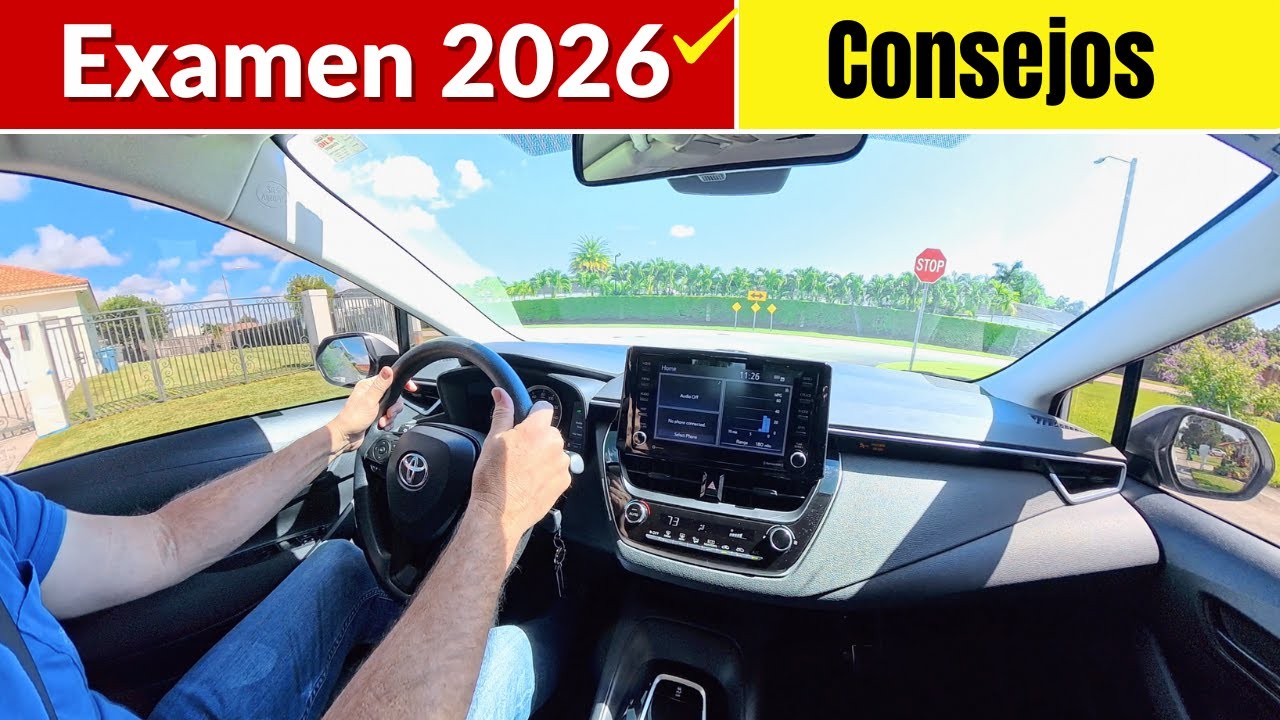 Consejos para pasar el examen de Manejo practico 2026