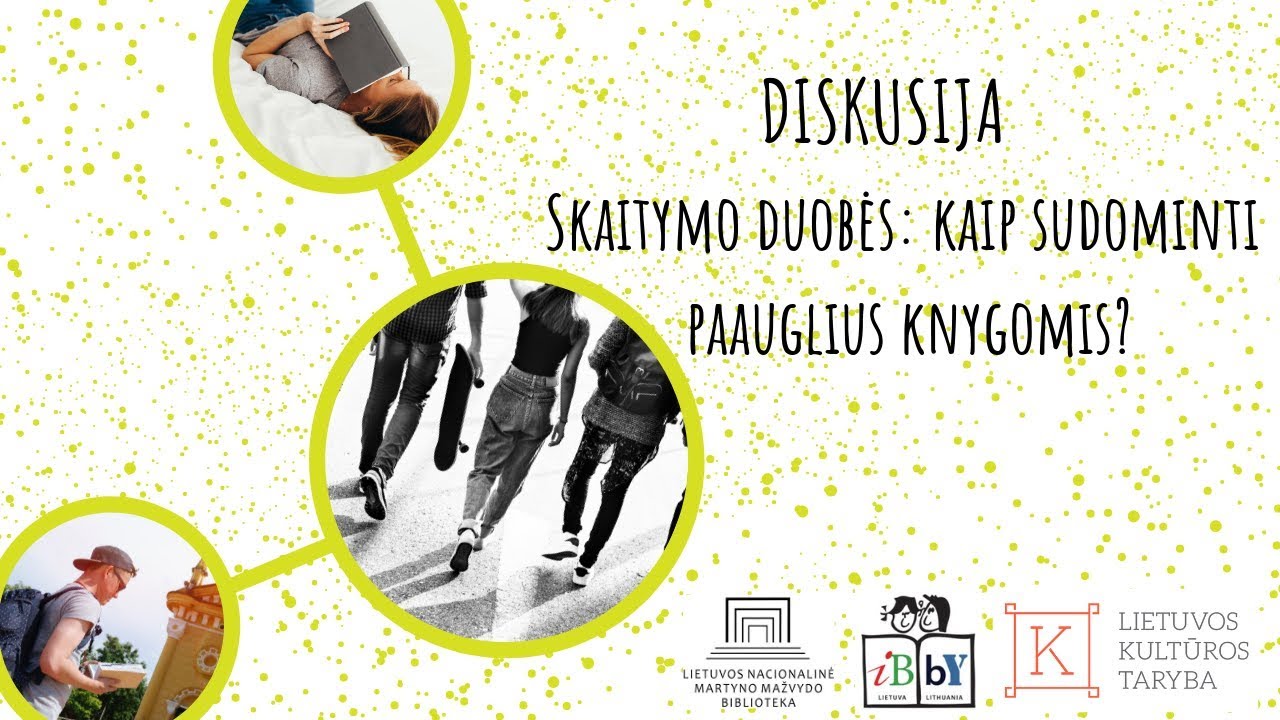 Diskusijos &bdquo;Skaitymo duobės: kaip paauglius sudominti knygomis?&ldquo; įra&scaron;as | 2019 m.