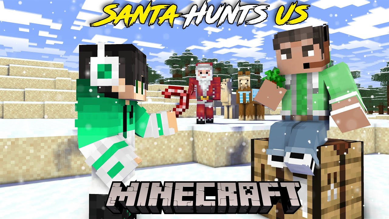 Fun Loaded  | Minecraft But Santa Hunts Us | Minecraft In Telugu | GMK GAMER Ft : @RajuGaming_RG