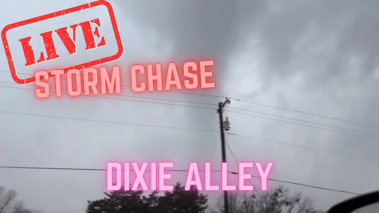 LIVE Tornado Threat in Louisiana and Mississippi - Storm Chasing Live