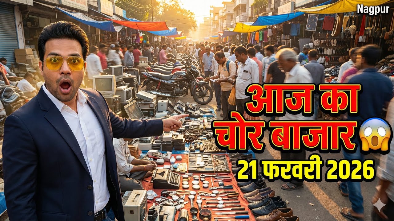 Chor Bazar Nagpur Today 21/02/2026 | चोर बाजार नागपुर आज का | Nagpur ka chor bajar