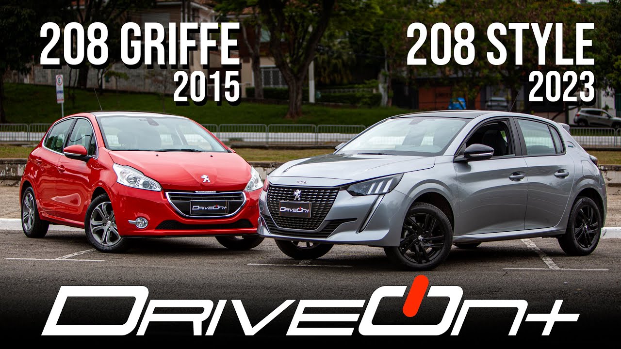 Peugeot 208 2023 vs. Peugeot 208 2015 | Comparamos as duas gerações e nos surpreendemos