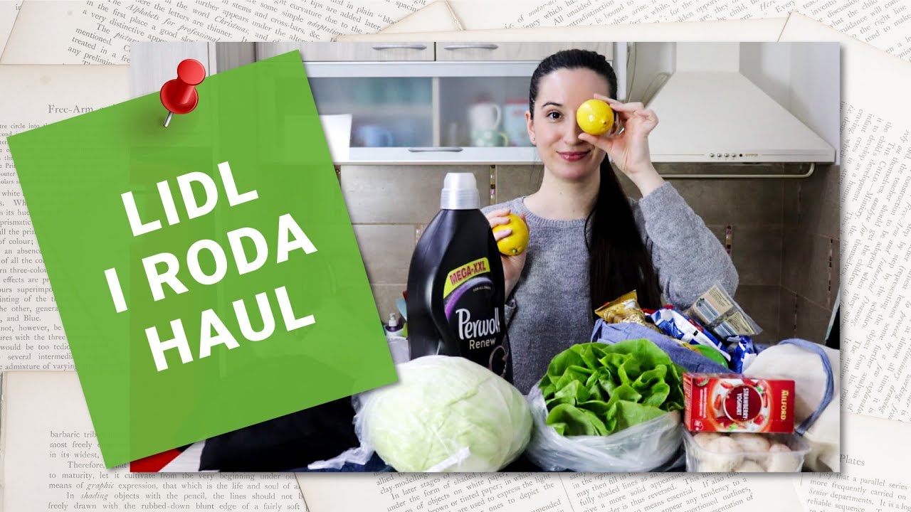 LIDL i RODA food haul | nedeljna nabavka hrane