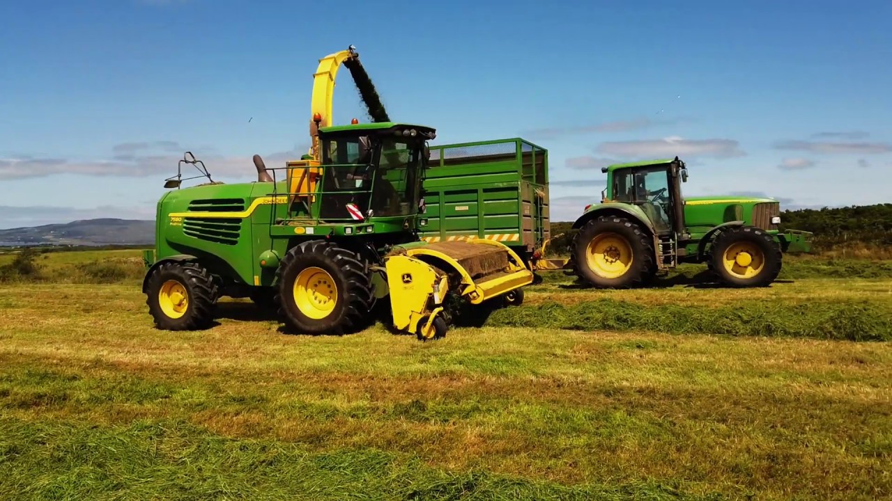 Hunt Brothers second cut silage 2019 - John Deere, Claas, Volvo, New Holland