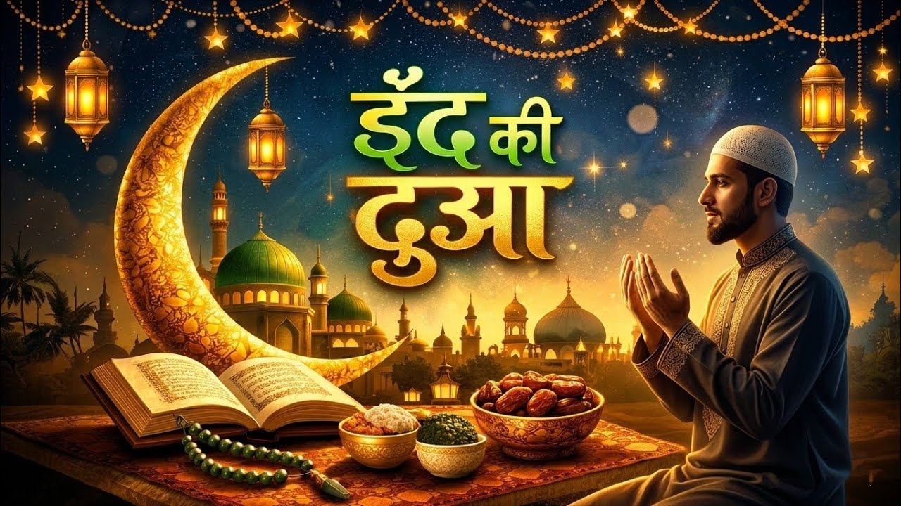 🌙 Eid Ul Fitr 2026 | सबसे Powerful Eid Ki Dua 🤲 | दिल से मांगी हर दुआ होगी कबूल इंशाअल्लाह