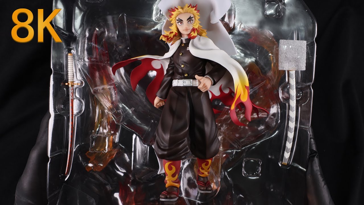 [8K] megahouse G.E.M Kyojuro Rengoku (Demon Slayer: Kimetsu no Yaiba) unboxing