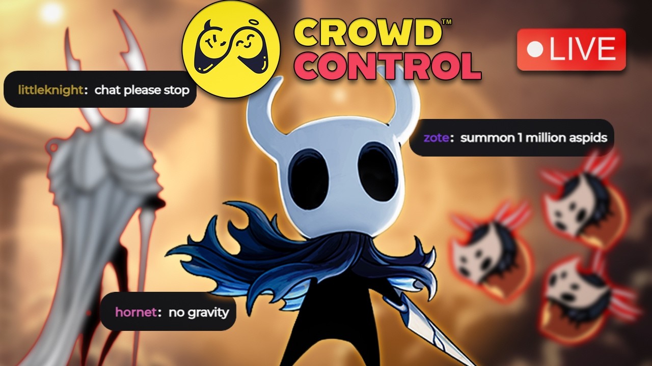 Hollow Knight Except Chat Controls The Game | HOLLOW KNIGHT 🔴 LIVE