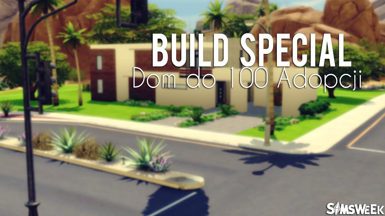 NOWY DOM DO WYZWANIA 100 ADOPCJI |+CC/MODY| - BUILD SPECIAL