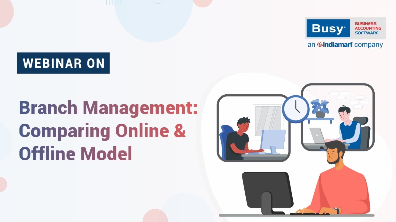 Branch Management: Comparing Online & Offline Model (Hindi) | Branch Management in BUSY