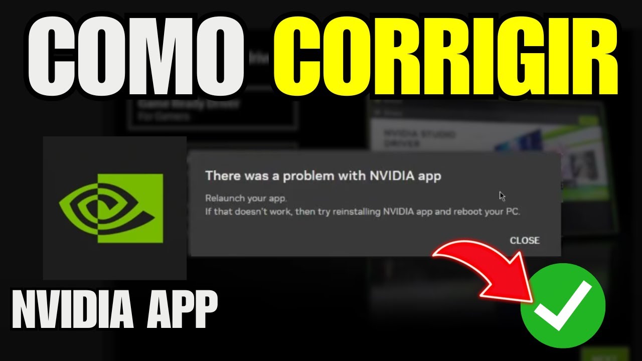 Como Corrigir Ocorreu Um Erro Com Aplicativo Nvidia (2026) - Passo a Passo