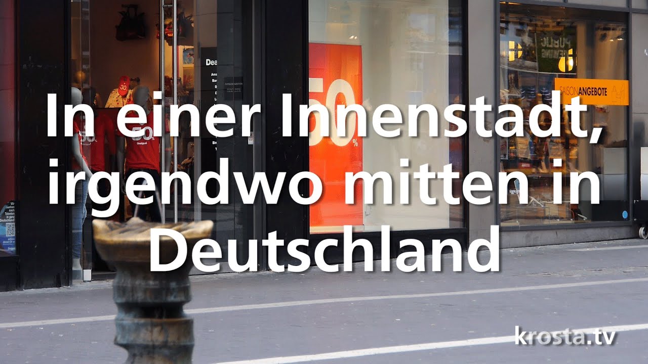 In einer Innenstadt, irgendwo mitten in Deutschland, die Facharbeiter von morgen!