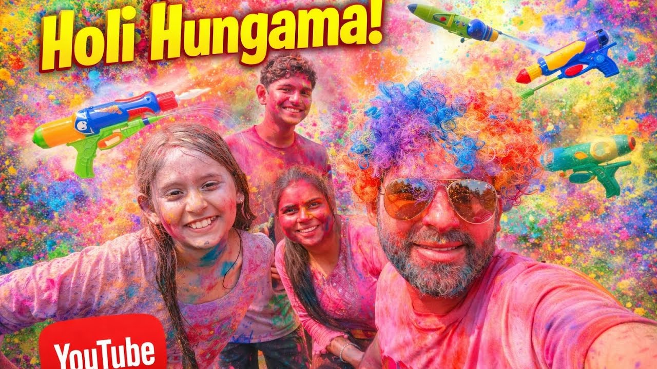 Holi Hungama 🎨💦 | Rangon Ke Baad Full Masti Outing Vlog