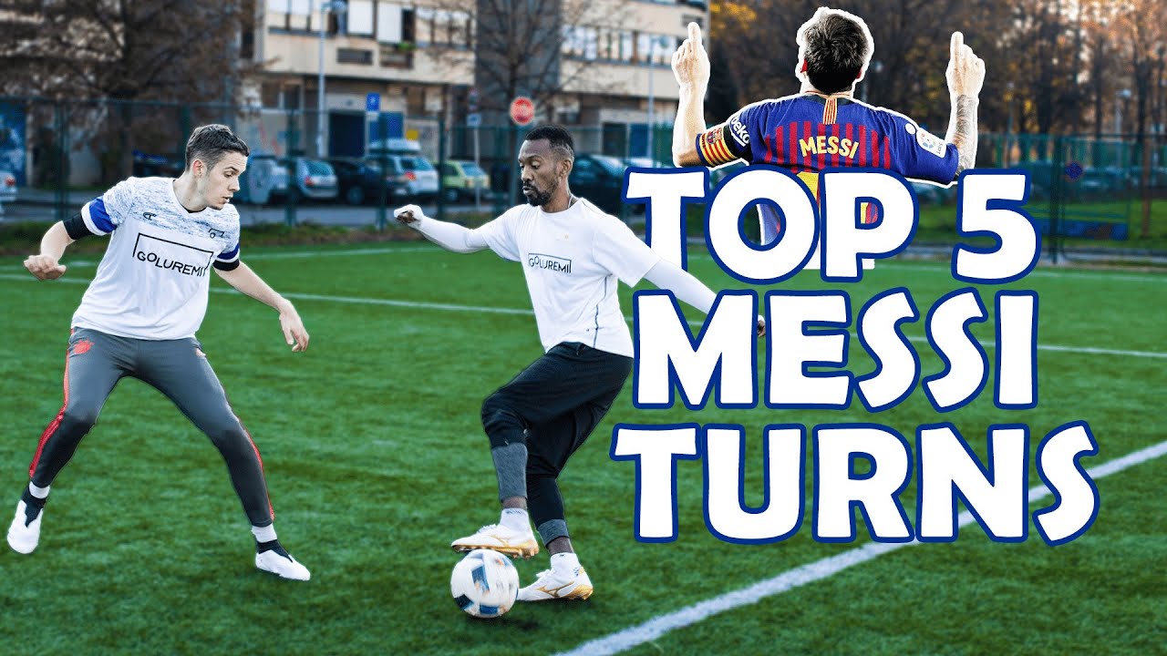 TOP 5 TURNS IN SOCCER - CHANGE DIRECTION IN SOCCER LIKE MESSI