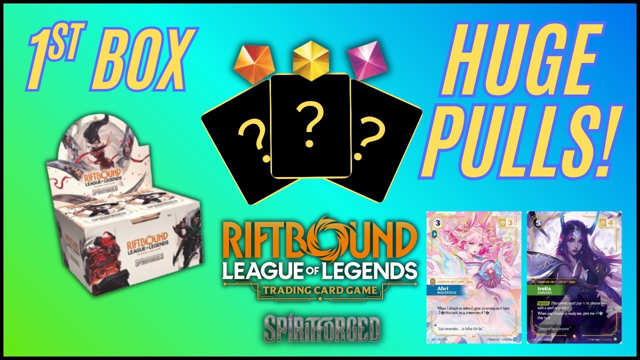 Spiritforged First Look! | Riftbound Spiritforged Booster Box Opening!