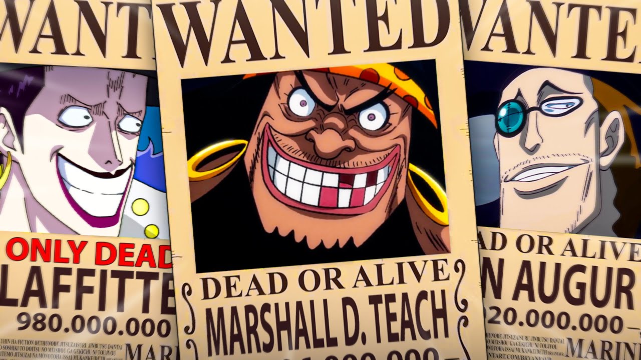 Пираты Чёрной Бороды: команда с самой высокой наградой за голову в One Piece