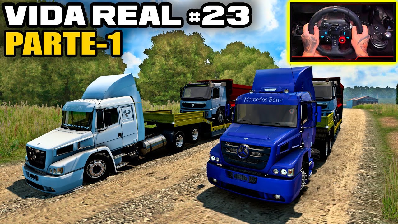 VIDA REAL #23 - A Viagem Secreta por Dentro da Amazônia - ETS2 - Volante G29
