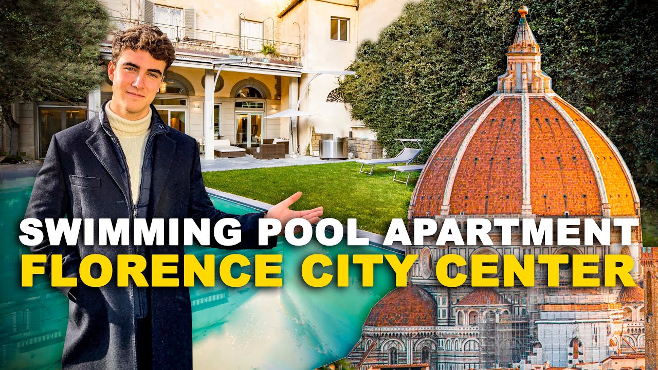LUXURY RESTORED APARTMENT WITH GARDEN, POOL AND GARAGE, IN FLORENCE CITY CENTER, TUSCANY