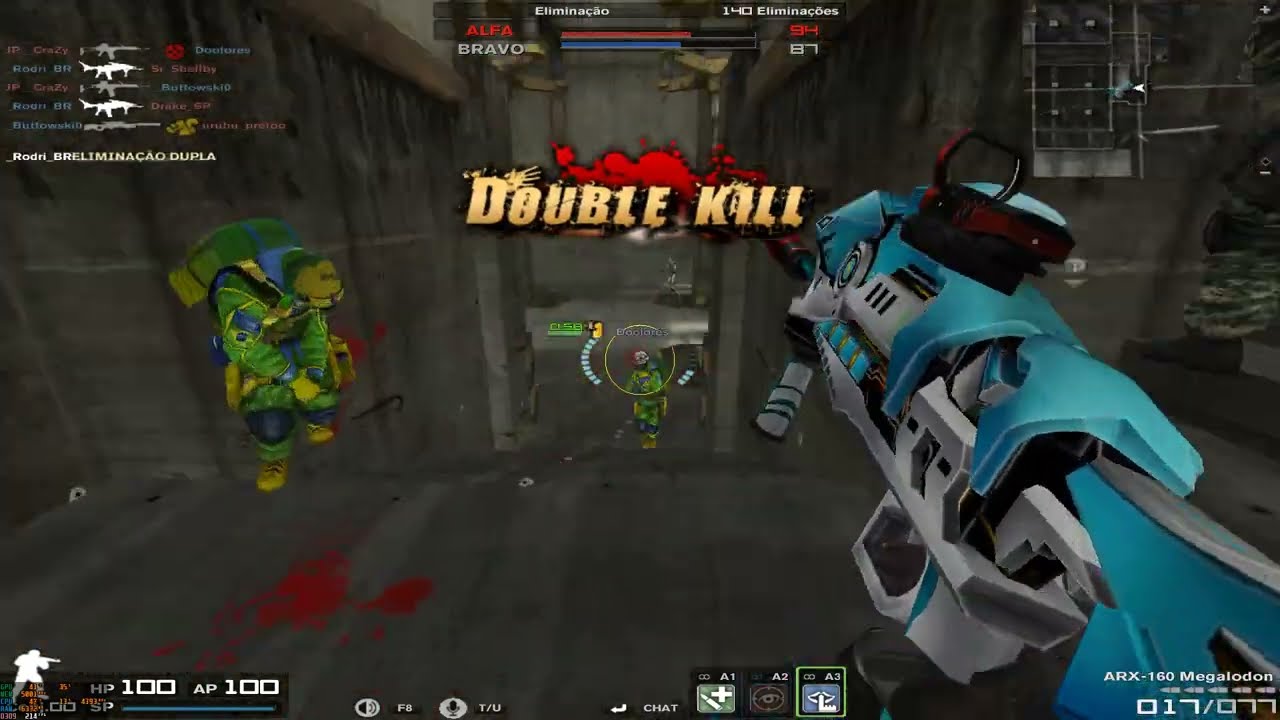 COMBATE ARMS || 80 kills com arx-160 megalodon + f7