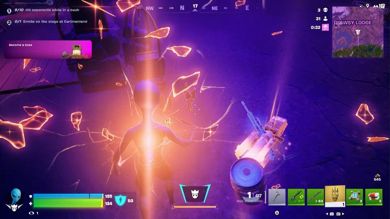 I got to be Human Bill The Alien Boss - Fortnite Battle Royale (Season 7) Zero Build (Solo)