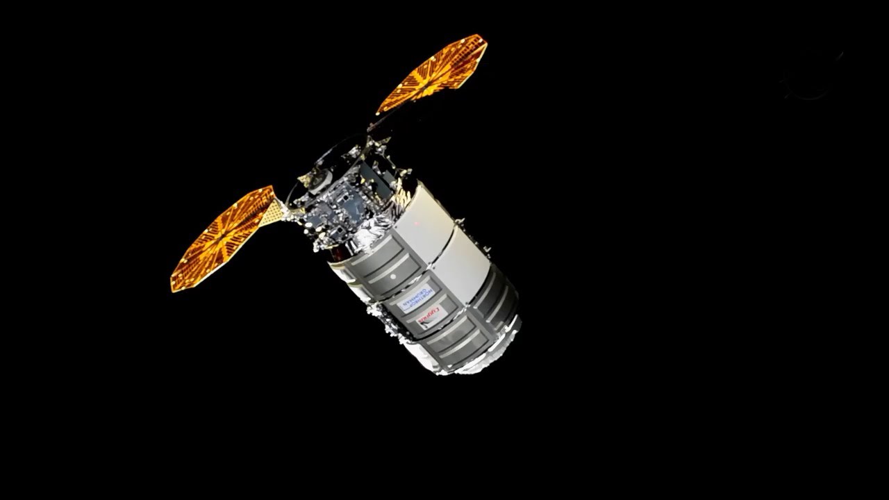 NG-14: S.S. Kalpana Chawla Cygnus capture