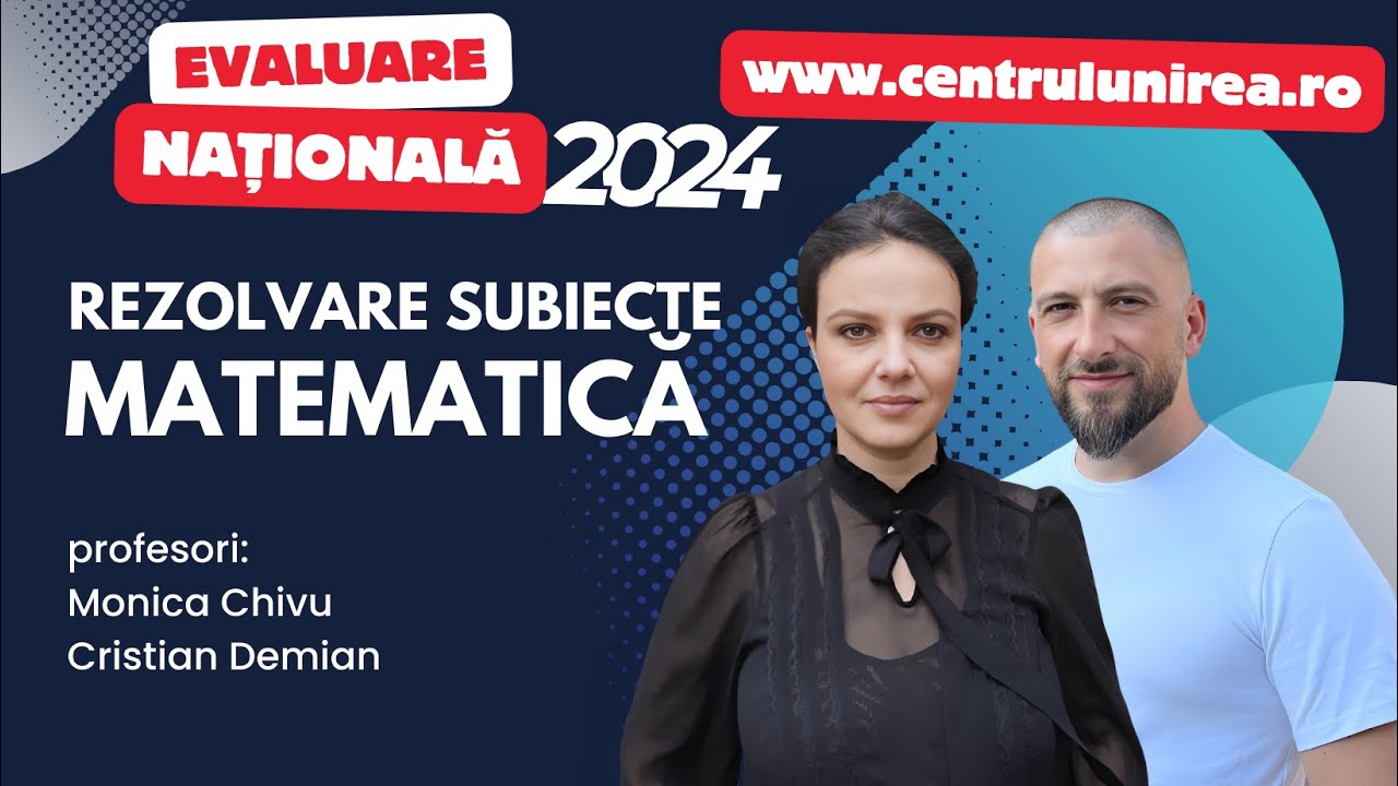 🔥 Rezolvare LIVE Evaluare Națională 2024 - MATEMATICĂ 🔥