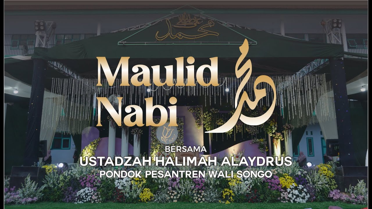 🔴| MAULID NABI MUHAMMAD ﷺ BERSAMA USTADZAH HALIMAH ALAYDRUS | PP. WALI SONGO SITUBONDO (15/09/2024)