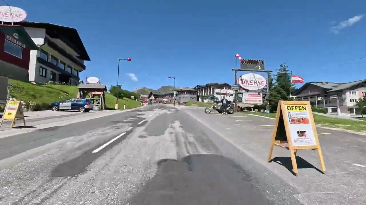 Obertauern with the motorcycle