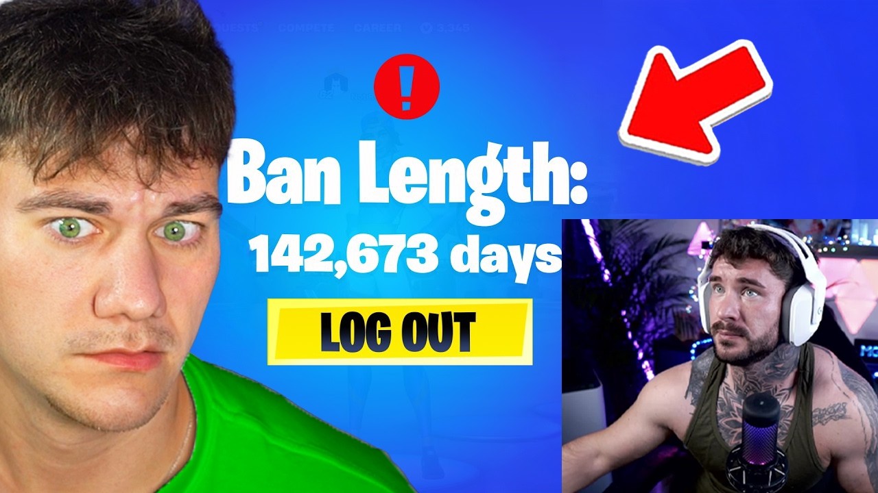 Fortnite YouTubeři, Kteří Dostali Navždy ZÁKAZ