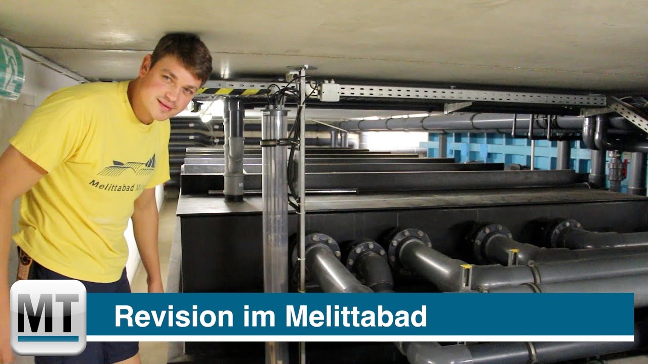 Revisionsarbeiten im Melittabad