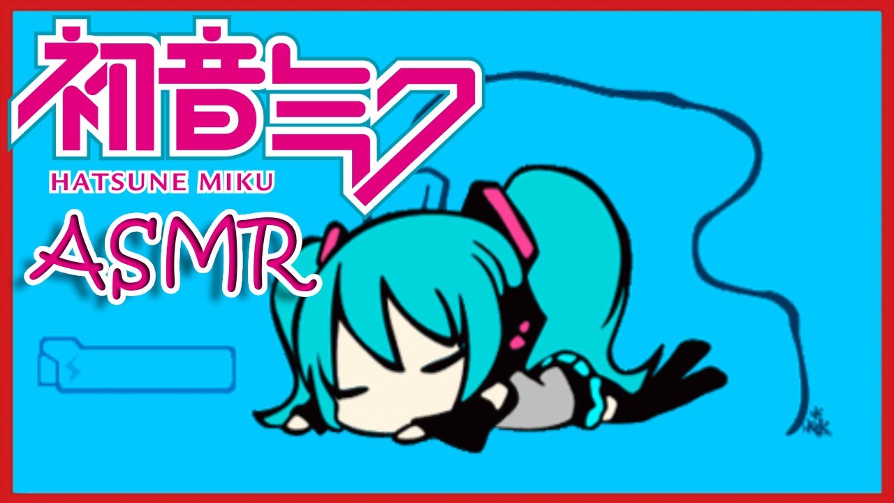 Hatsune Miku ASMR Whispering/Mouse/Keyboard Tapping Sounds (Hatsune Miku Logic Paint S)