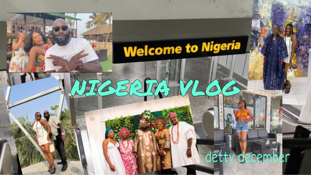 NIGERIA VLOG, NIGERIAN WEDDING, LANDMARK BEACH, ILASE BEACH, DETTY DECEMBER PART 1