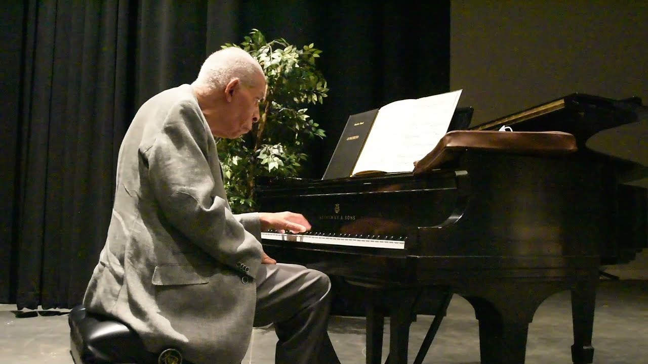 Norman Malone: Left handed pianist performs J.S. Bach's Chaconne