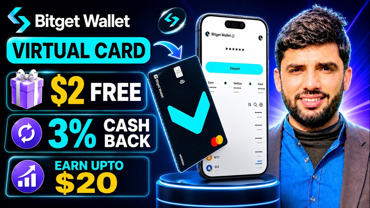 How to Get a Bitget Wallet Virtual Card for Free | Bitget Wallet New Offers | How to Apply for a ...
