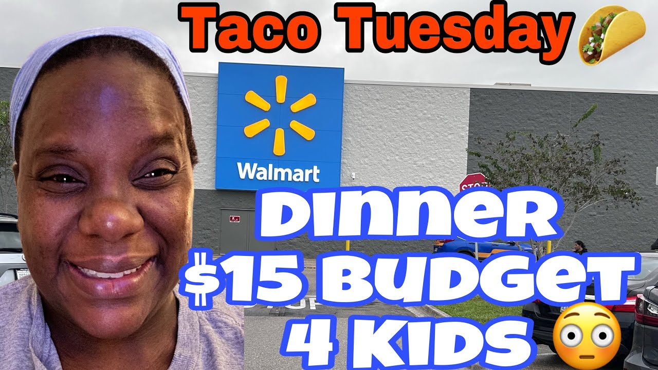 FEEDING MY 4 KIDS WITH A $15 BUDGET @Walmart 😳👀👀