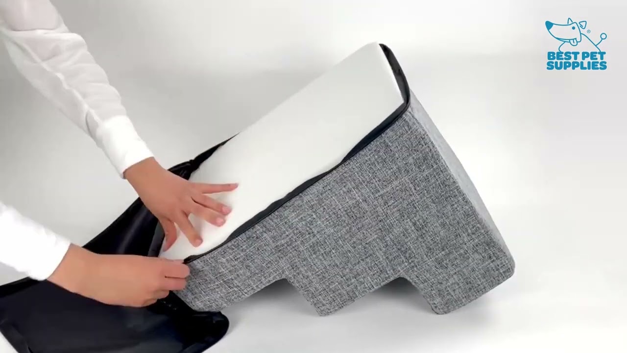 How to change cover on Best Pet Supplies pet stairs