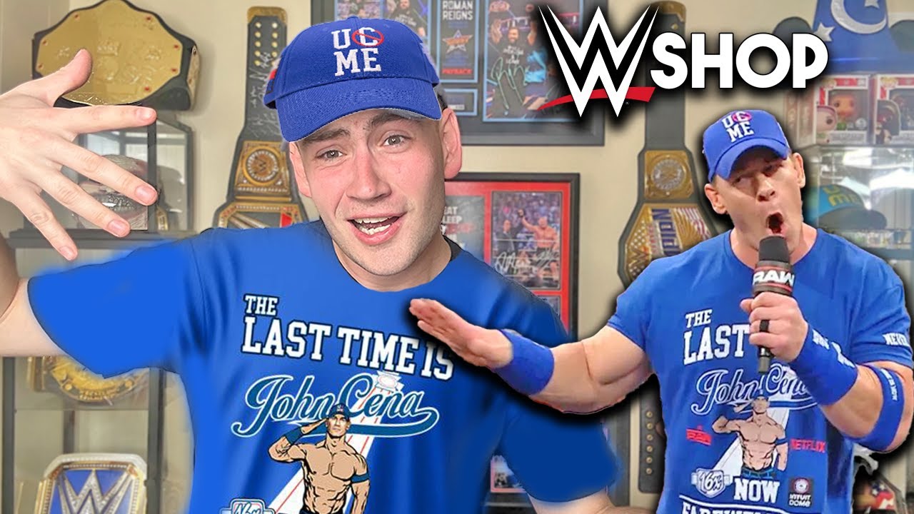 THE NEW JOHN CENA MERCH IS HERE!! | Shopping On WWEShop