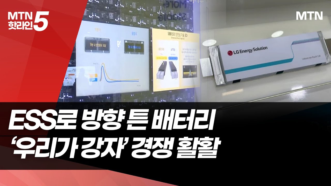 ESS로 경영 전략 튼 K배터리… '우리가 강자' 경쟁 활활 / 머니투데이방송 (뉴스)