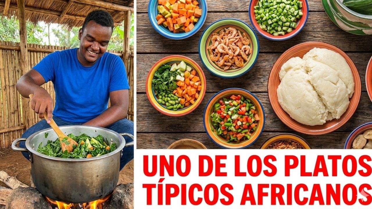 Así Preparaba mi MADRE las HOJAS de YUCA  para Alimentarnos Cuando éramos Niños en ÁFRICA
