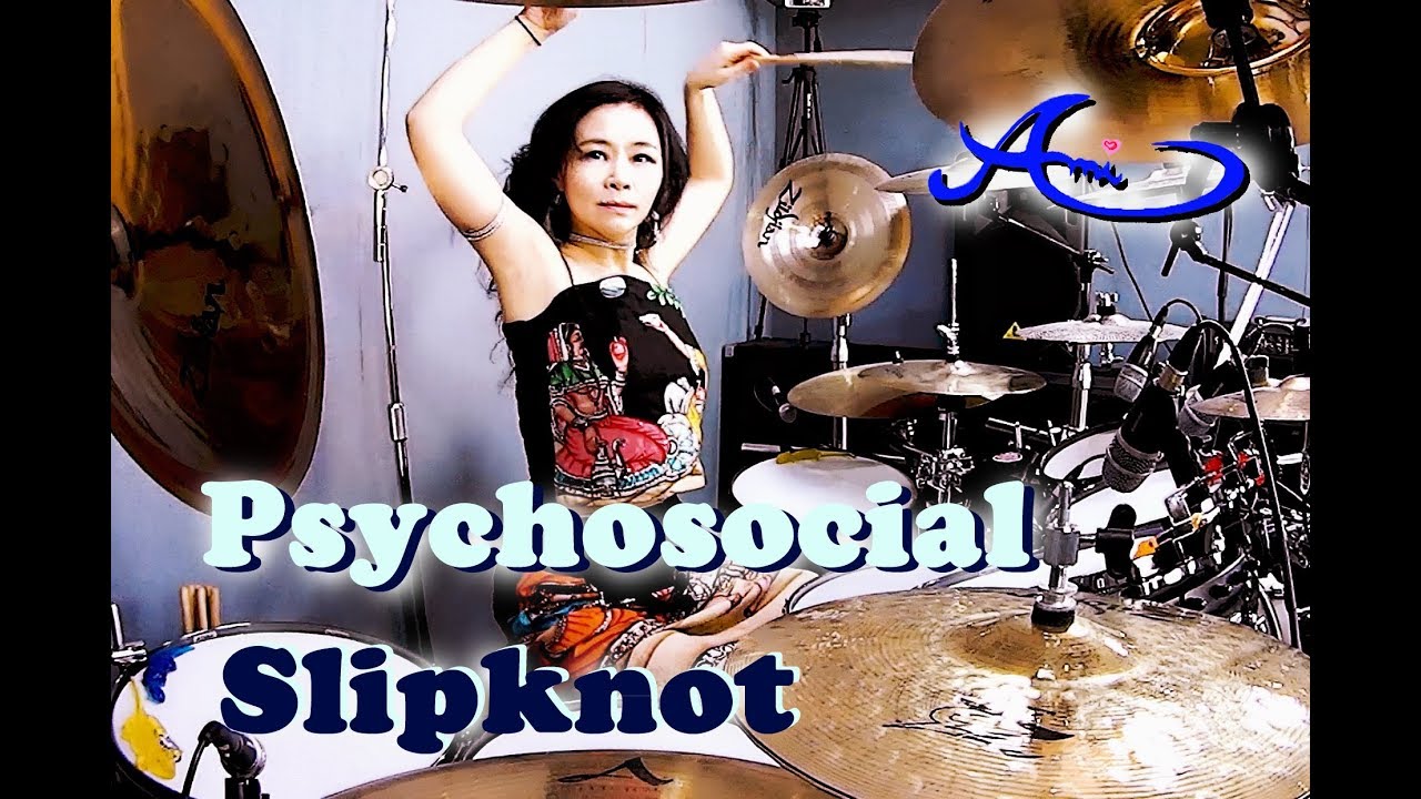 Slipknot - Psychosocial drum cover by Ami Kim (#42)