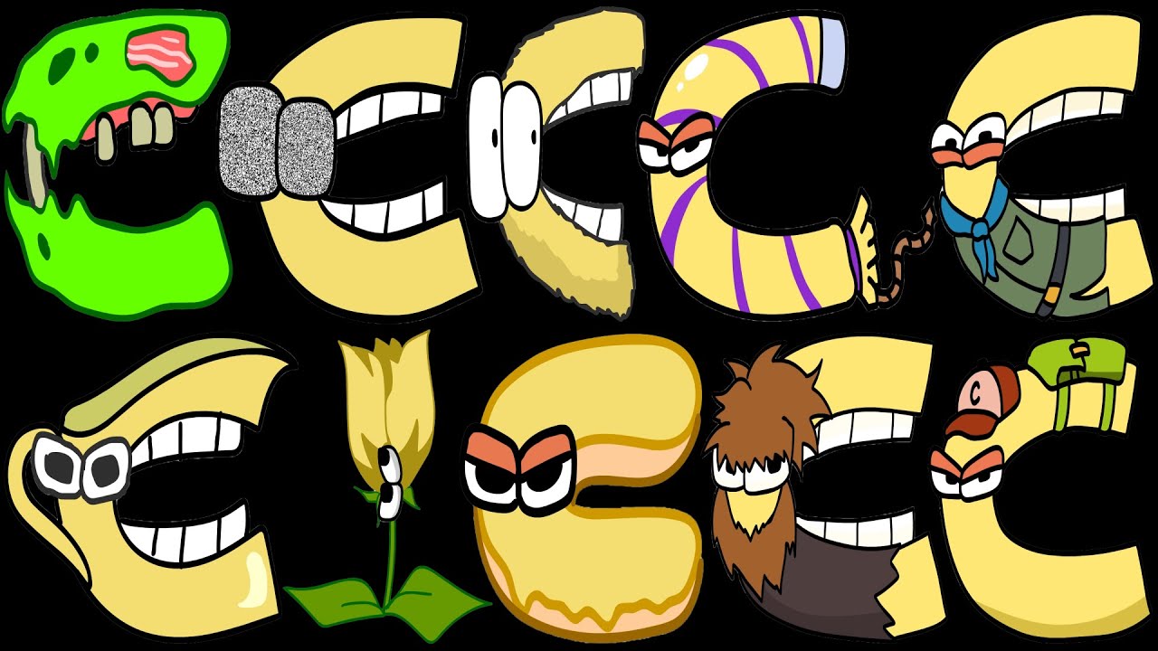 Alphabet Reverse toy All Letter   BUT THEY ALL С REACTS ON EVERY TRENDY TOONS MOVIE
