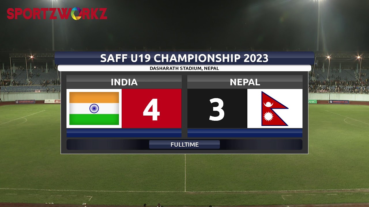 Semi Final 2 | India vs Nepal  | SAFF U19 Championship 2023 | Nepal