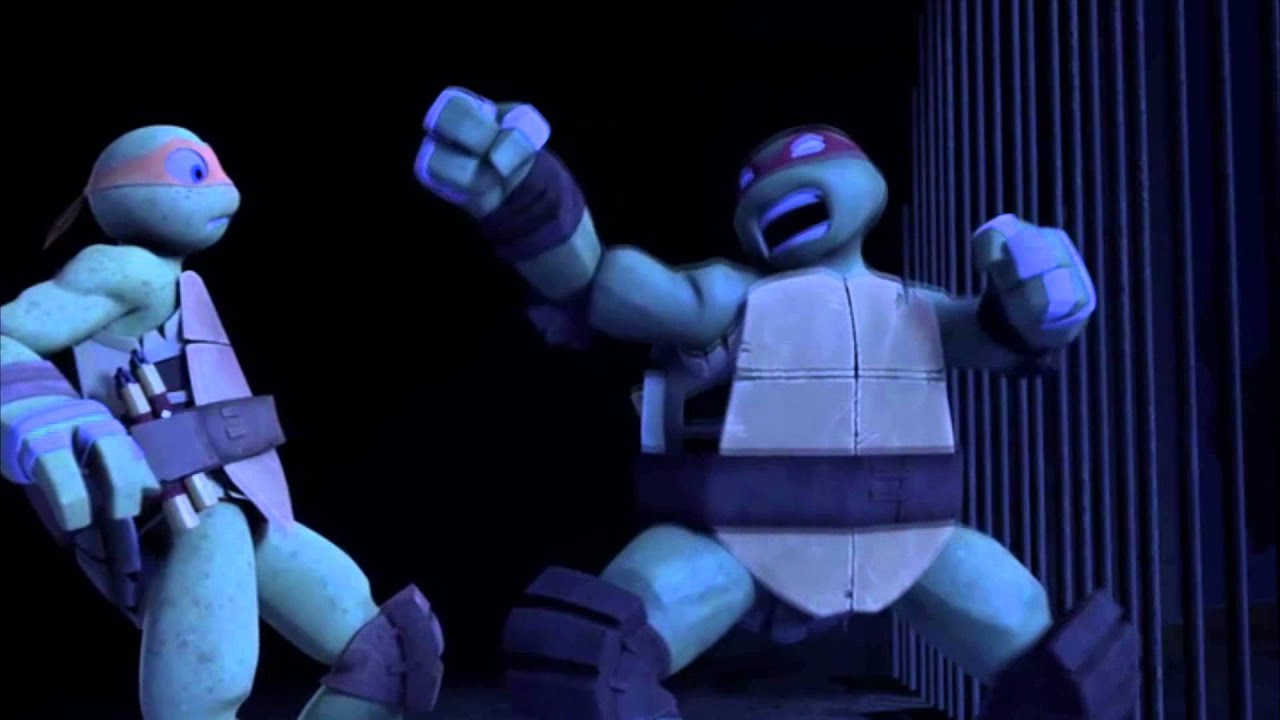 TMNT 2k12 || Mikey & Raph hug [S2EP26]