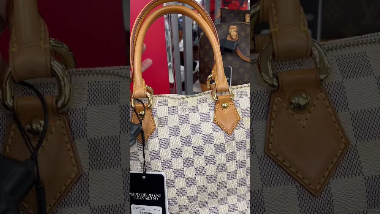 LOUIS VUITTON DAMIER AZUR SALEYA PM #whatgoesaroundcomesaround #louisvuitton #damierazur #shorts