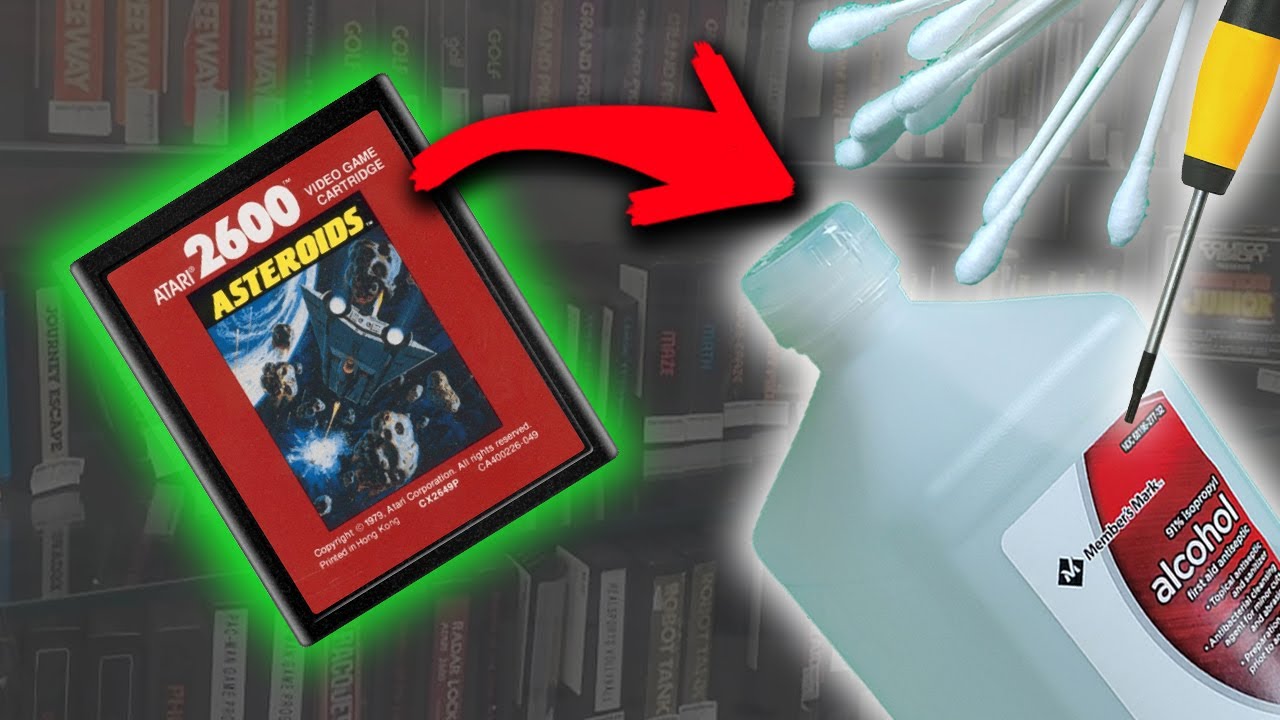 How To Clean Your ATARI Cartridge Games