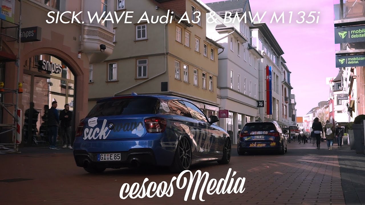 sick.wave Audi A3 and BMW M135i | cescos Media