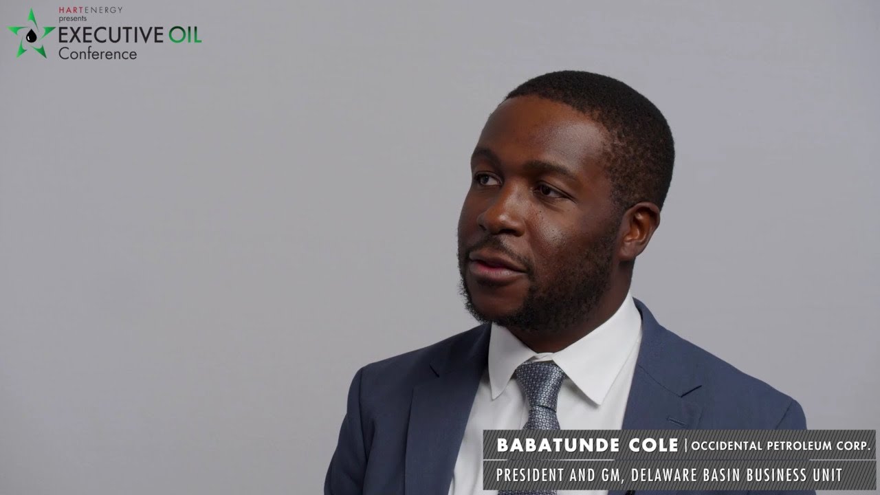 Babatunde Cole | Hart Energy Live Exclusive – Executive Oil Conference ‘22