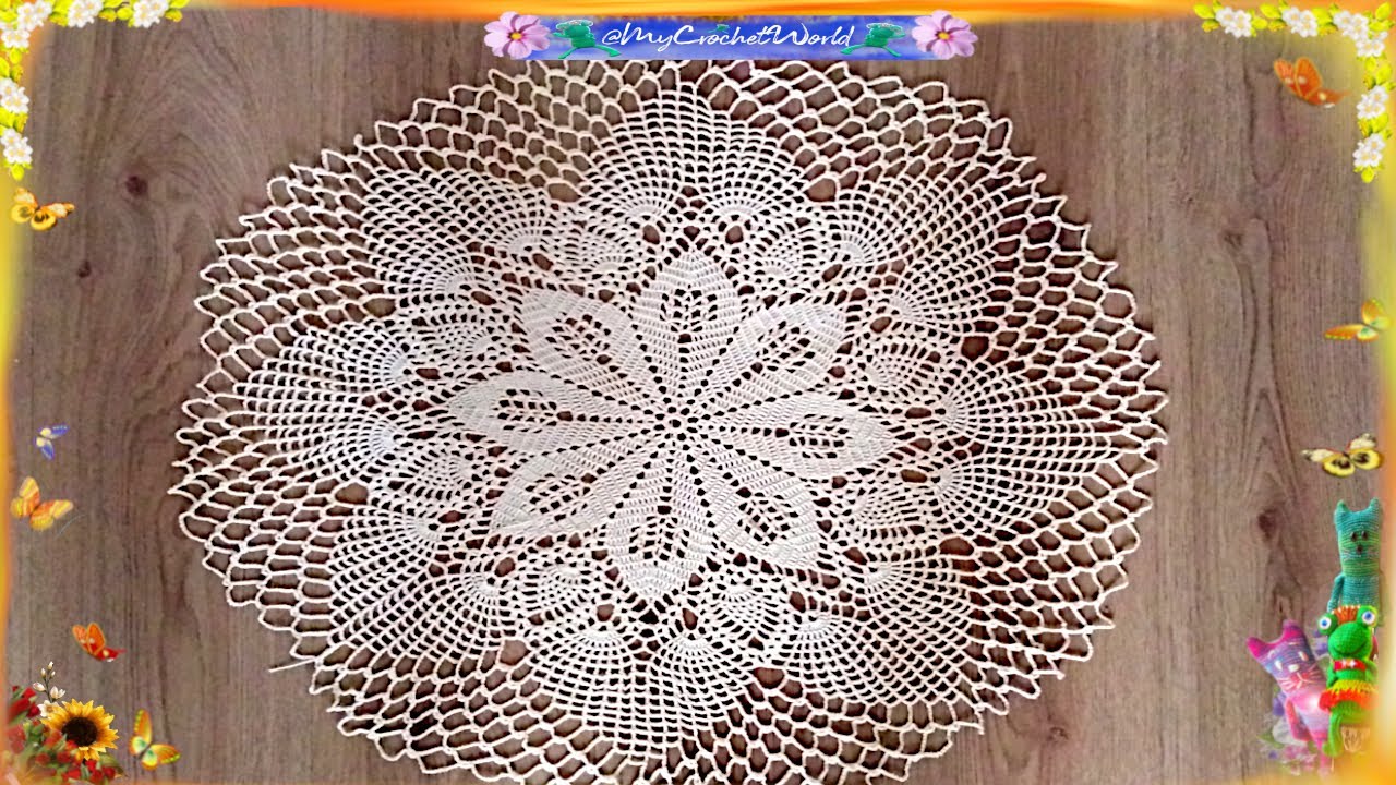 Serweta- Okrągły Bieżnik  70 cm Cz.2 