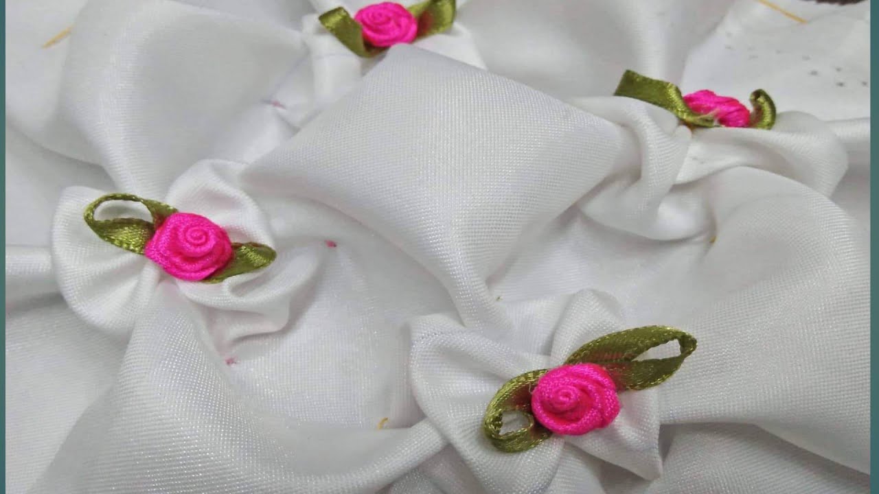 วิธีเย็บลายโบว์แบบง่ายมากๆ Bow pattern pillow
